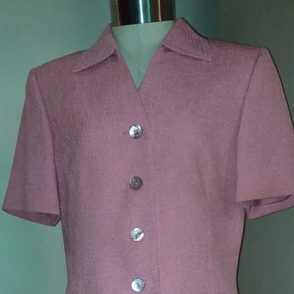 Dillard's by Kasper, size 8, pink dress suit